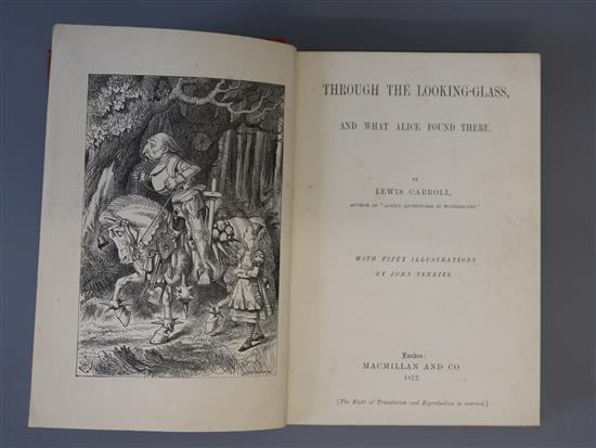 Dodgson, Charles Lutwidge - Through the Looking Glass, 1st edition, 1st issue, with Wade on p.21, illustrated by John Tenniel, origin